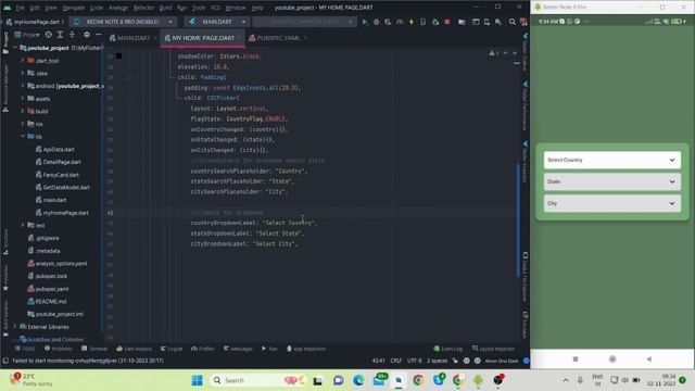 Country State City Picker In Flutter | Flutter Package Of The Week. смотреть онлайн