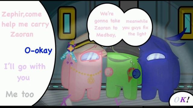 Lime x Pink - Among Us Comic Dub смотреть онлайн