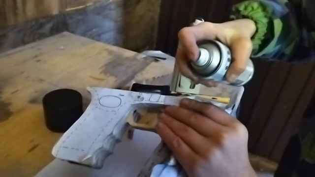 ?Как сделать макет пистолета Glock-22 из фанеры? Сделано за неделю☑️ смотреть онлайн
