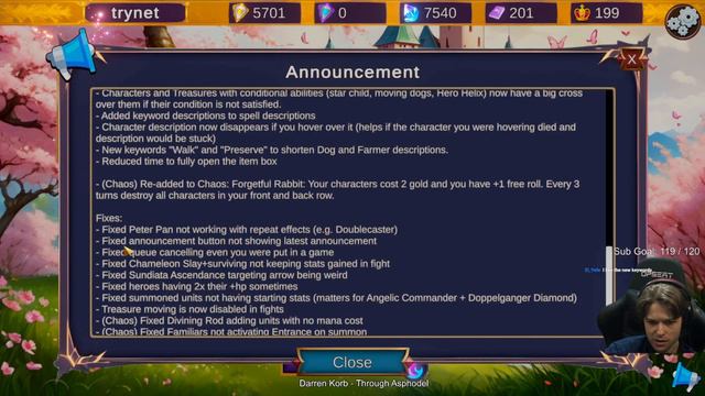 [Fairytale Fables] Reading The New Beta Patch Notes And First Game Of The Beta смотреть онлайн