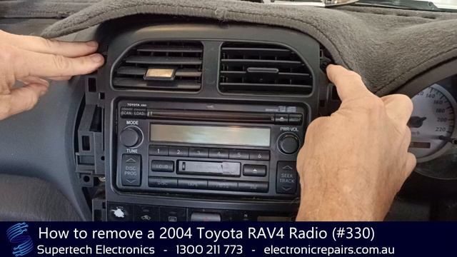 How to remove a 2004 Toyota RAV4 Radio (#330) смотреть онлайн