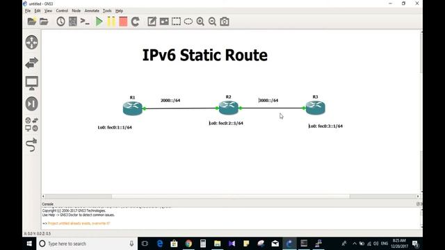 IPv6 Static Route смотреть онлайн