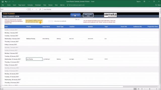 Event Calendar Excel Template | Calender in Excel Template смотреть онлайн