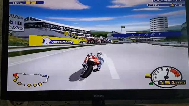 MOTO RACER 2 GAMEPLAY PS1 смотреть онлайн