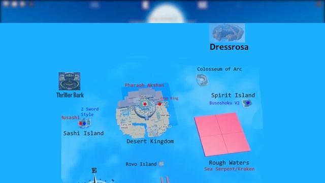 GPO MAP Update 8 ?️ Dressrosa New Island Locations Grand Piece Online смотреть онлайн