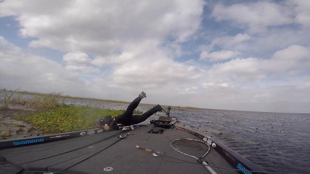 Brandon McMillan Dives for a Bass! смотреть онлайн