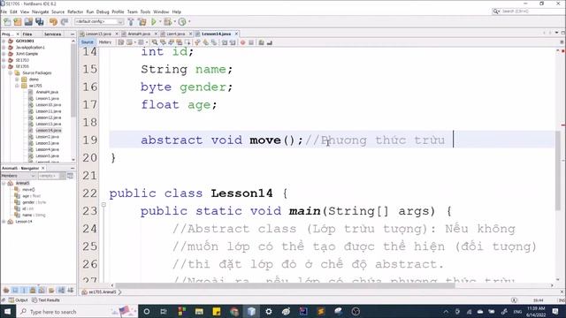 Java-SE1705: Access Modifier (private, public, protected), Abstract, Interface смотреть онлайн