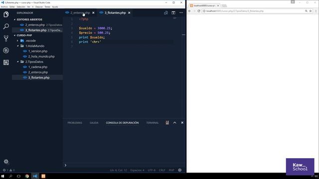5. Curso de PHP: Tipo de datos - Enteros, Flotantes y Booleanos смотреть онлайн