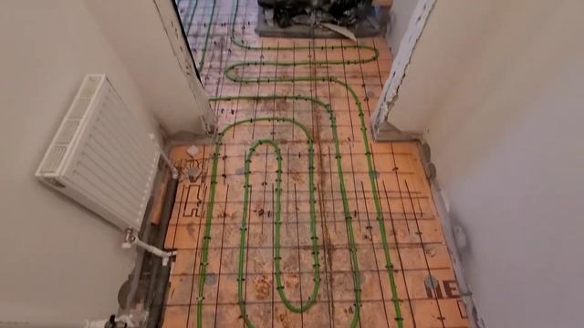 Теплый пол со снятием стяжки за 1 день ,дом 109 кв Крутая. смотреть онлайн