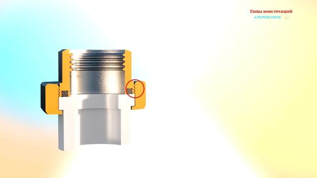 Разборная комбинированная муфта американка. Виды полипропиленовых американок смотреть онлайн