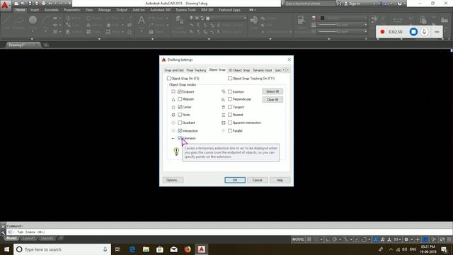 MIDPOINT, CENTRE POINT NOT SHOWING IN AUTOCAD- (TAMIL) смотреть онлайн