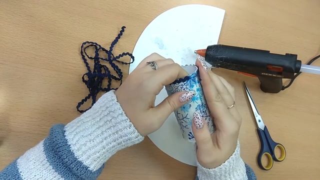 Органайзер для канцелярии в зимней тематике смотреть онлайн