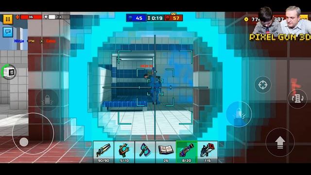 #94. ЗОМБИ НУБИК обзор на ТРЕТИЙ ГЛАЗ = ПИКСЕЛЬ ГАН 3Д, Pixel Gun 3D смотреть онлайн