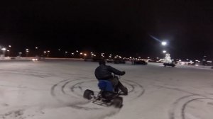 Зимние покатушки на дрифт трайке Воронеж