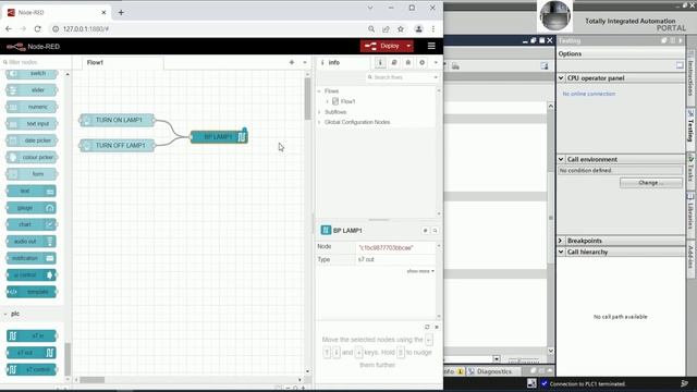 How to connect Node-Red with PLC S7-1500 смотреть онлайн