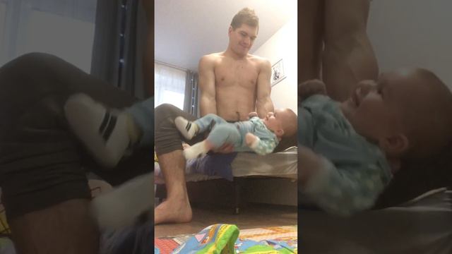 Тренировка с сыном