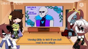 Horrortale react to Horror + Lust!Sans//Original//Made by Lunar_Moon