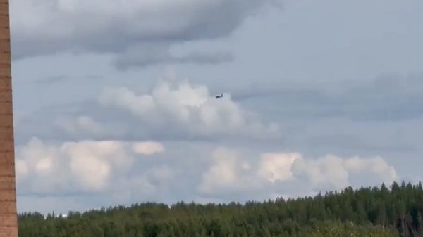 Сбитие беспилотника самолетного типа