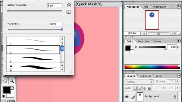 Introduction to Photoshop 5: Quickmask Mode to Modify Selections and Undo. смотреть онлайн