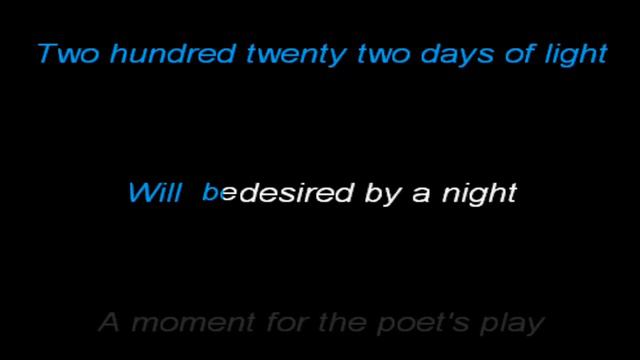 Nightwish - Sleeping Sun (Karaoke) смотреть онлайн