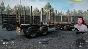 МАЛЕНЬКИЙ ПРИЦЕП Для КОРОТКИХ БРЁВЕН ➤ Мод Для SnowRunner