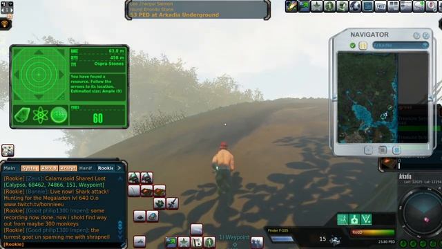Entropia Universe Confused Amped Mining at Planet Arkadia with Red D/Beginning of a bad mining week смотреть онлайн