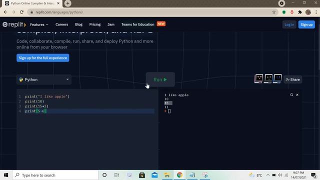 Python - print, calculation and variable смотреть онлайн