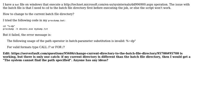 DevOps & SysAdmins: Change current directory to the batch file directory (2 Solutions!!) смотреть онлайн