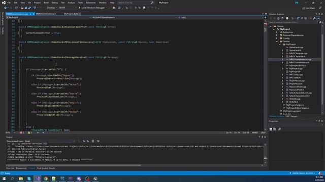 Unreal engine tutorial - websockets with c# server смотреть онлайн