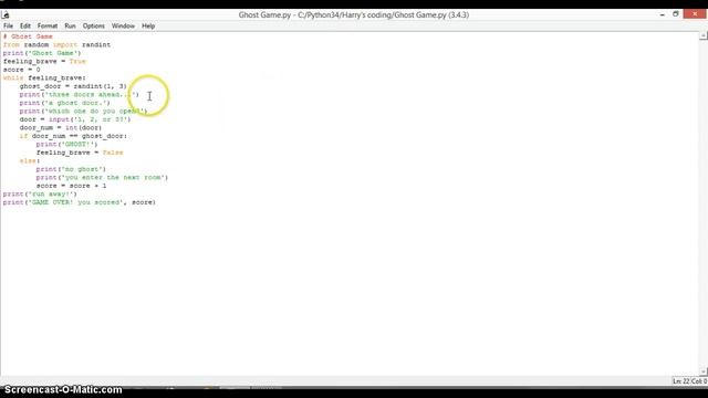 my first python game (pause and copy if you want) смотреть онлайн