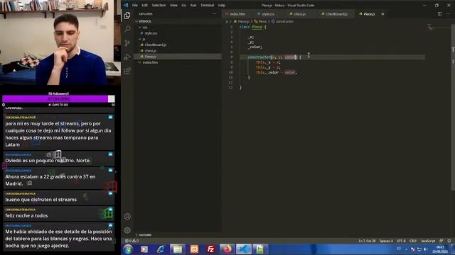 #1 AJEDREZ en JAVASCRIPT desde cero смотреть онлайн