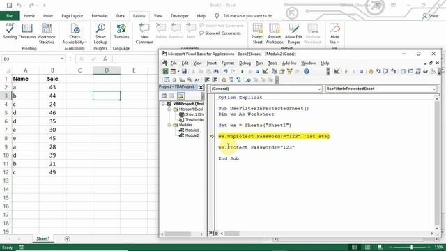 VBA code to USE FILTER on Protected Sheet in Excel | Hindi | लेकिन कैसे?? смотреть онлайн