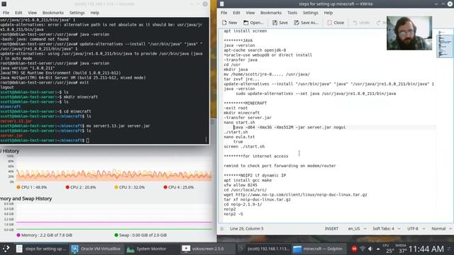 Install a Minecraft 1.13 server on Debian 10 смотреть онлайн