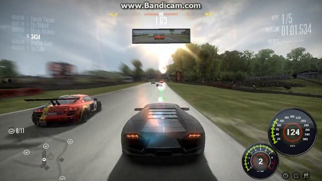 Need For Speed Shift и Lamborgini Reventon 272 км/ч смотреть онлайн