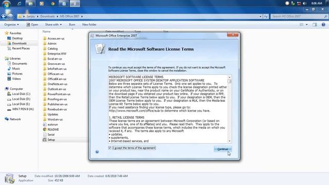 How to install MS Office 2007 and key Windows 7 смотреть онлайн