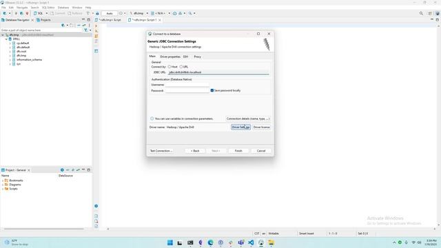 DBeaver with Apache Drill (Connect to local docker container running Drill) смотреть онлайн
