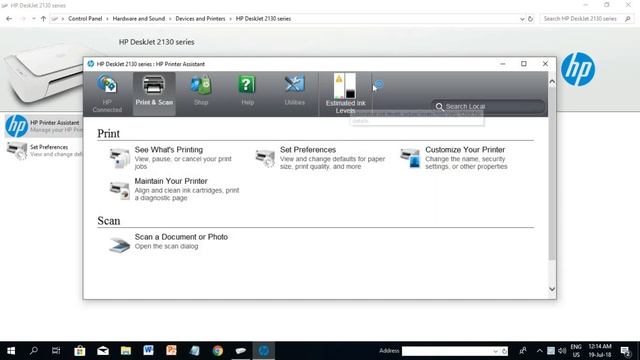 How to check the HP Printer Ink Level смотреть онлайн