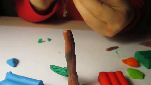 ёлочка из пластилина часть 1 смотреть онлайн