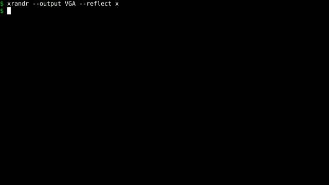 xrandr tutorial | reflect flag смотреть онлайн