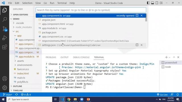 angular material tutorials | how to install angular material | angular tutorials in telugu #angular смотреть онлайн