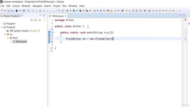 Java Project-2-PrintWriter смотреть онлайн