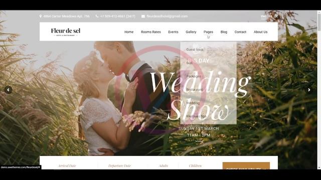 WordPress Theme Fleurdesel Demo Video смотреть онлайн