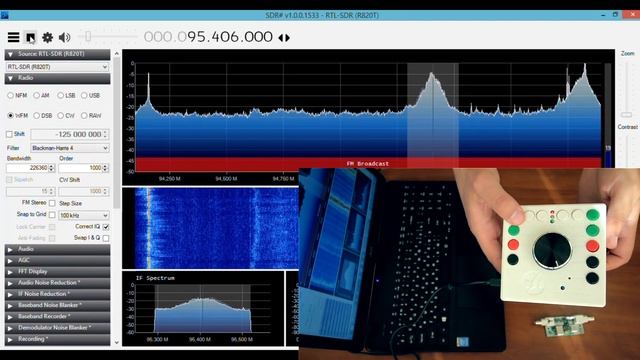 SDR-Remote V2.0  или валкодер для SDR Sharp