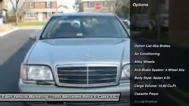 1995 Mercedes-Benz S-Class S420 Sedan Philadelphia PA 19116