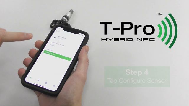 T-Pro Hybrid NFC TPMS Sensor | How-to Configure/Program w/ Tyresure's iOS App смотреть онлайн