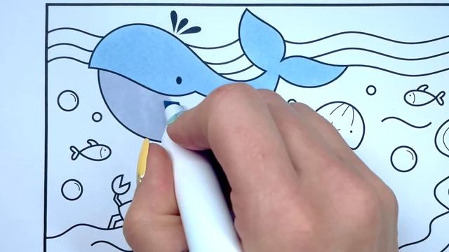 How to Draw Under the Sea Animals for Kids ??✨???♀️? Under the Sea Drawing and Coloring Page Kids смотреть онлайн