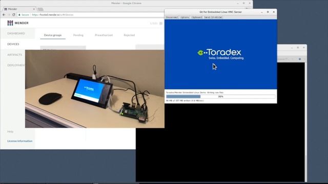 OTA Update of Connected Embedded Linux Devices - Mender.io смотреть онлайн