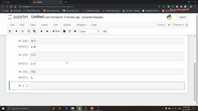 1.1 Numbers, Operators and Operations in python | Hindi Tutorial смотреть онлайн