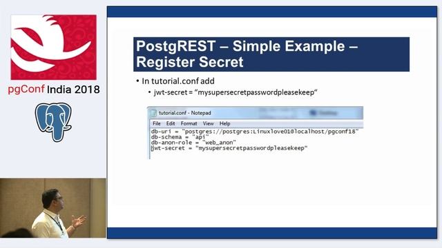 PGConf India 2018 Priya Ranjan Postgres as REST API Server without coding смотреть онлайн