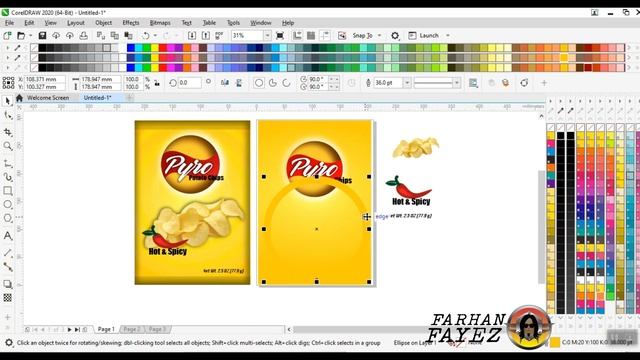 PRODUCT PACKAGING DESIGN IN CORELDRAW смотреть онлайн